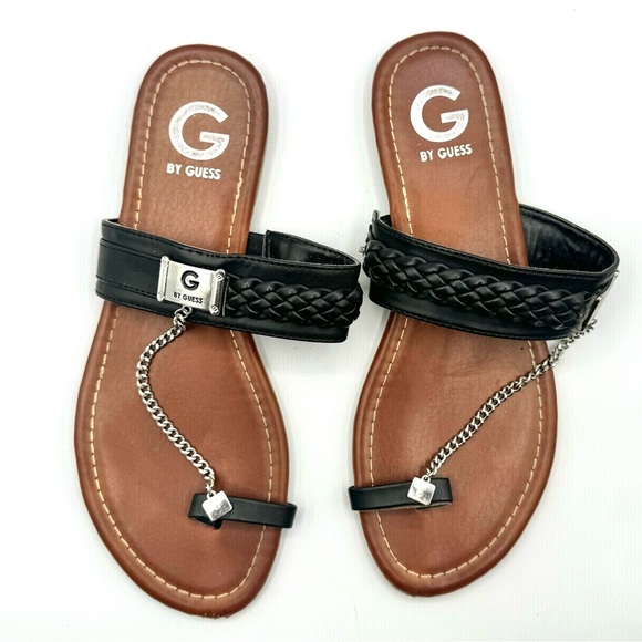 Guess Shoes - G BY GUESS BLACK SANDALS SUMMER SHOES SIZE 9